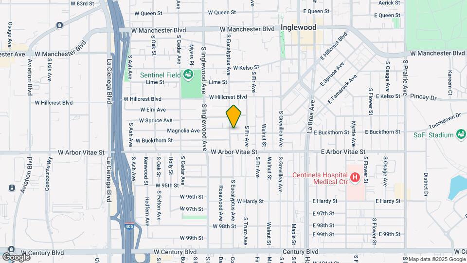 229 W Buckthorn St Map and Location Details