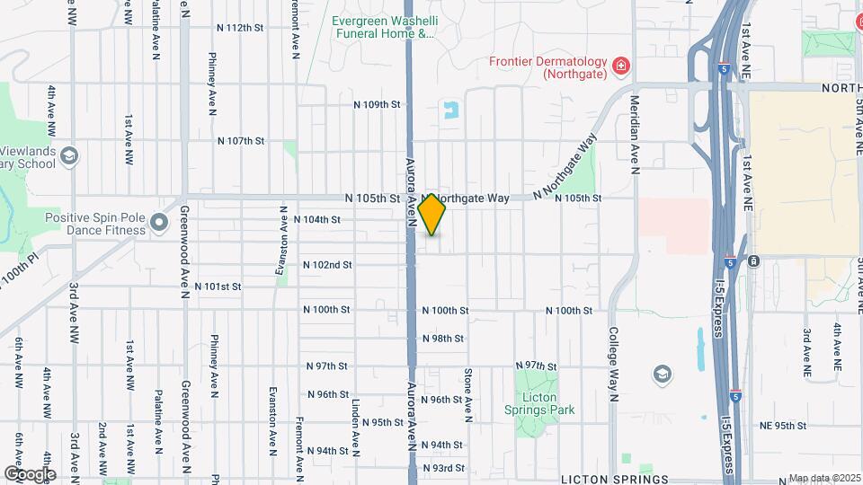 10309 Midvale Ave Mapa y Detalles de la Ubicación