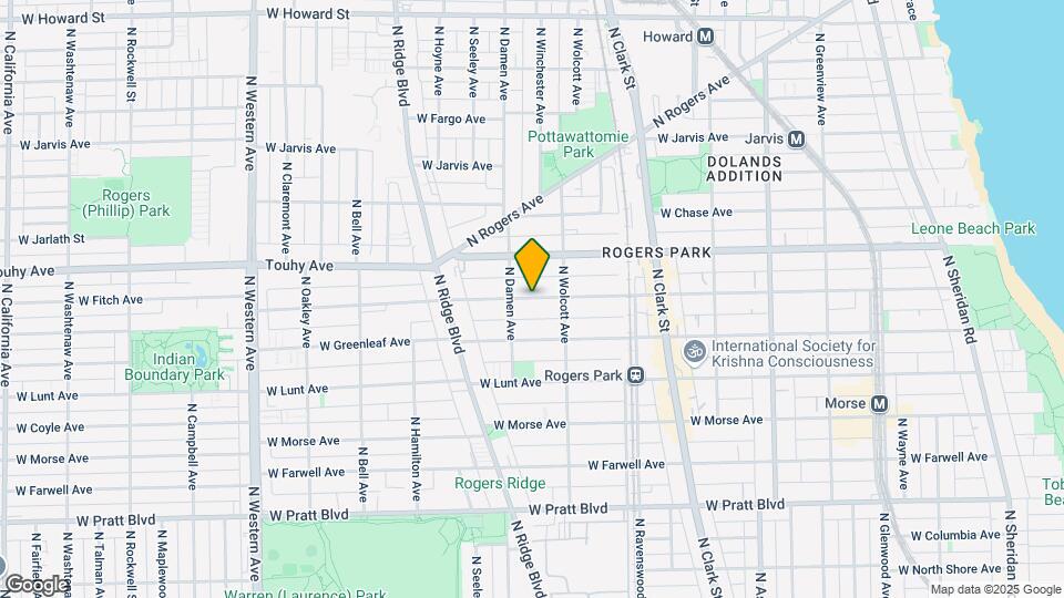 1936 W Estes Ave Map and Location Details