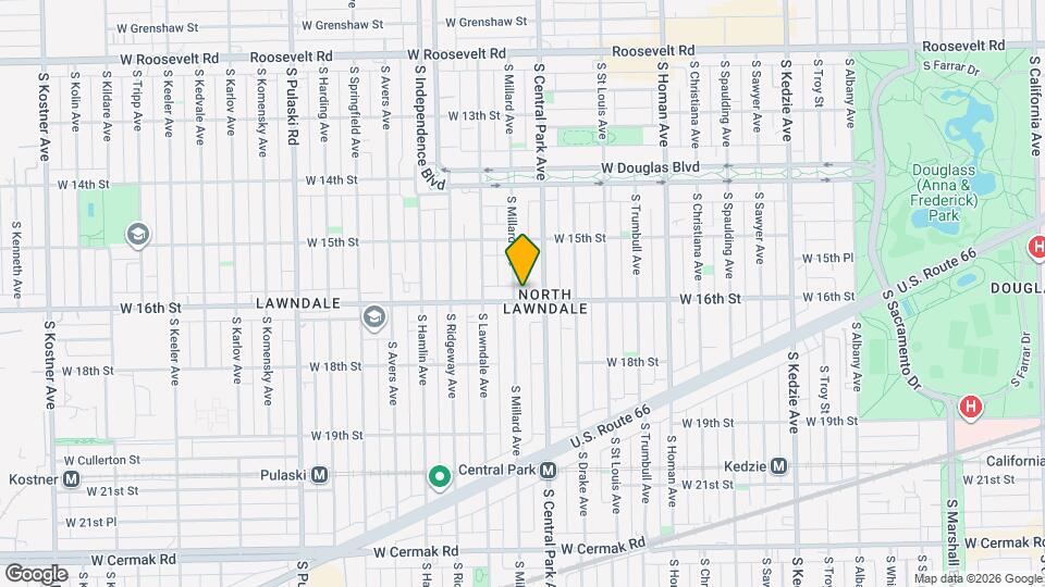 1555 S Millard Ave Map and Location Details