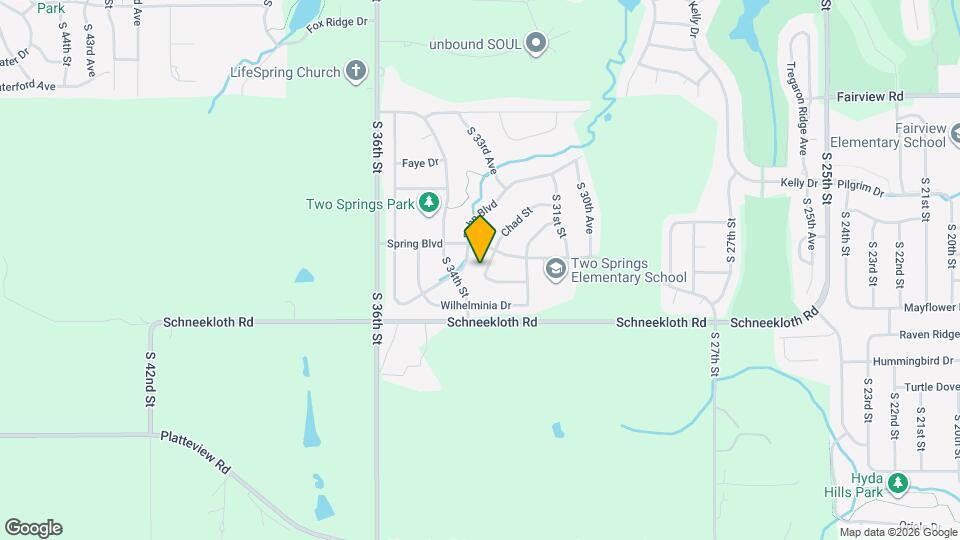 3316 Chad St Map and Location Details