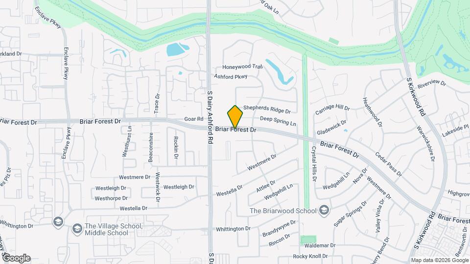 12523 Briar Forest Dr Map and Location Details