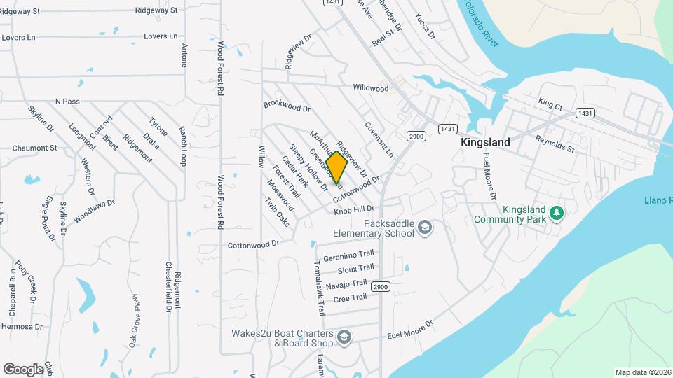 1823 Greenwood Ln Map and Location Details