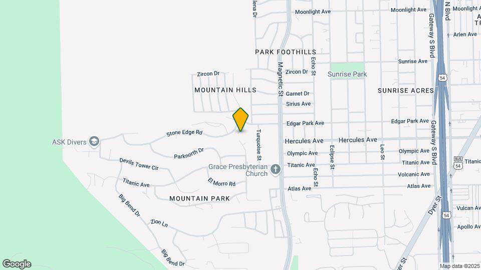 3204 Canyon Point Ln Map and Location Details