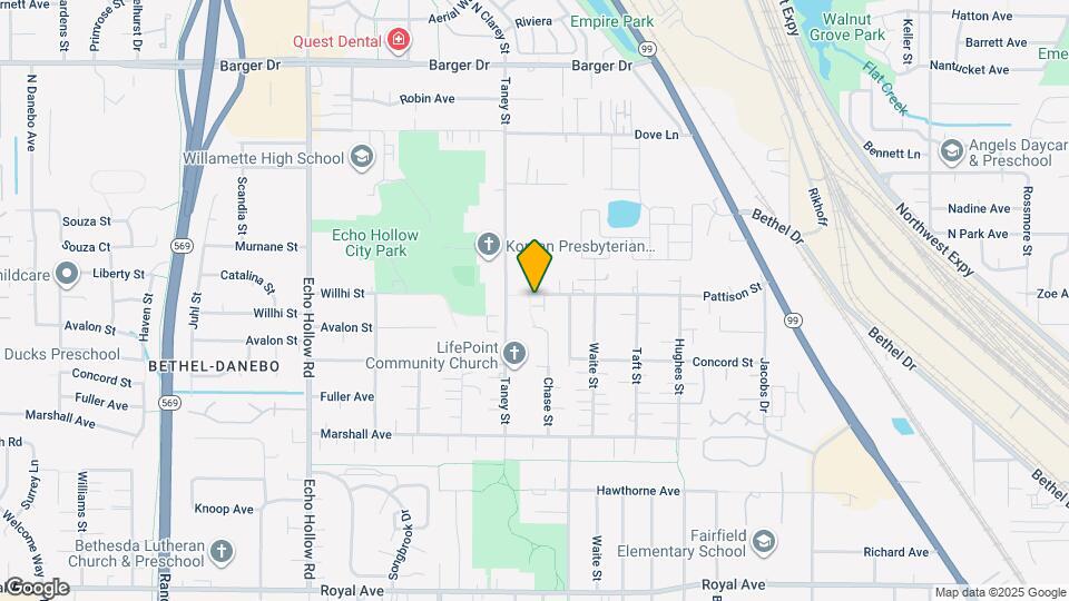 3876 Pattison St Map and Location Details
