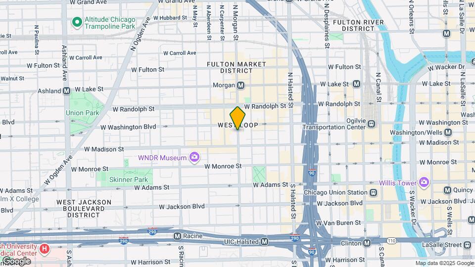 959 W Washington Blvd Map and Location Details
