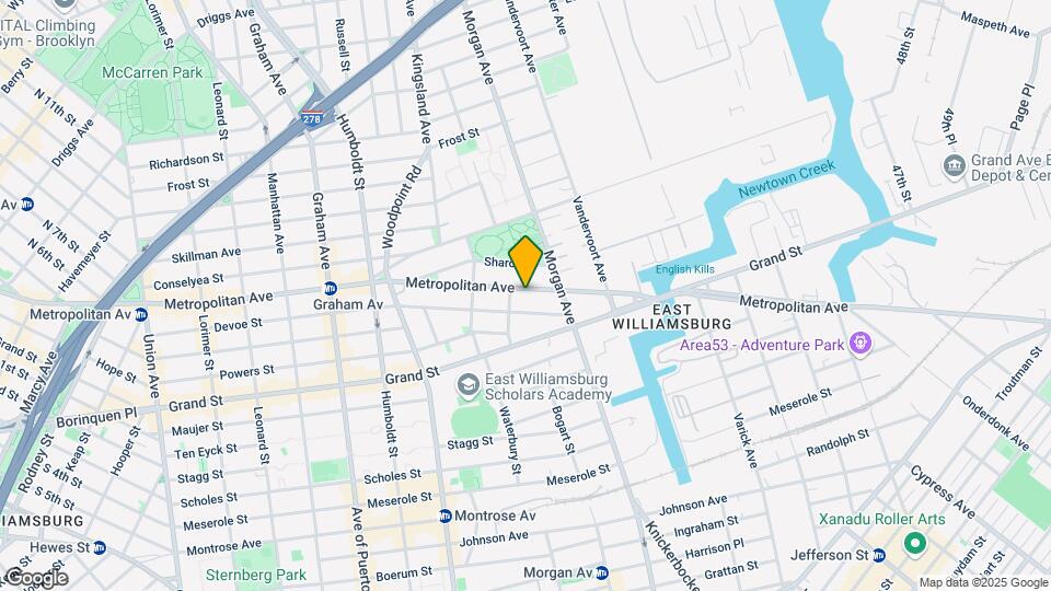 984 Metropolitan Ave-Unit -3-B Map and Location Details