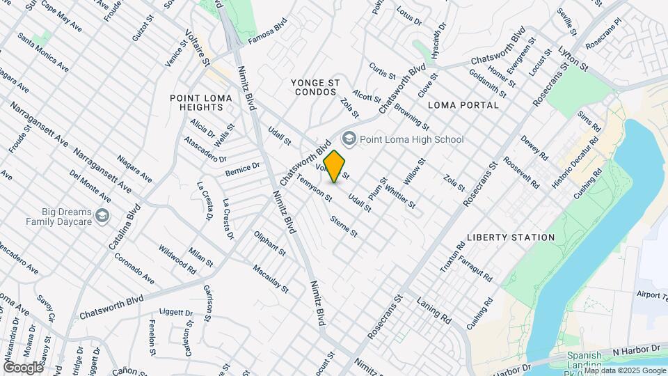 3603 Udall St Map and Location Details