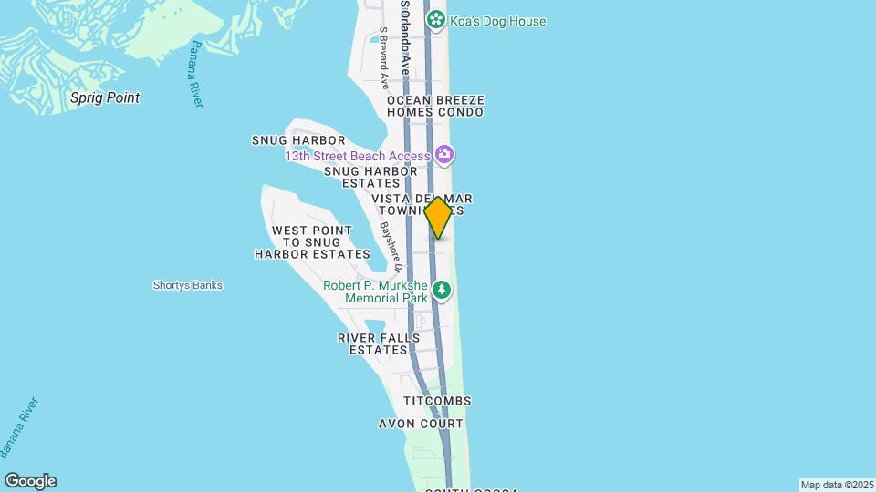 1493 S Atlantic Ave Map and Location Details