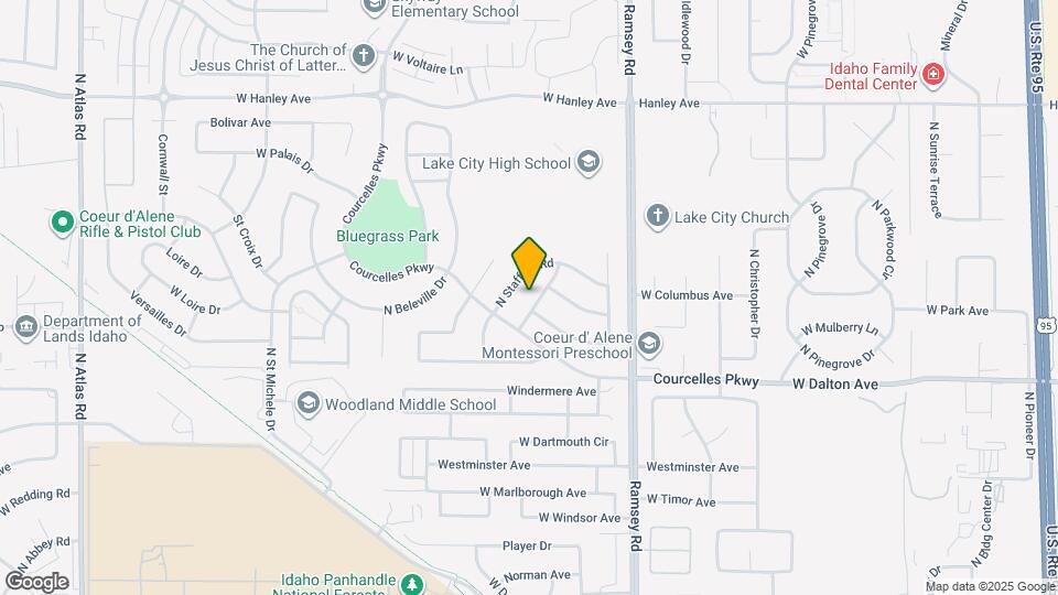 5823 N Carlisle Rd Map and Location Details