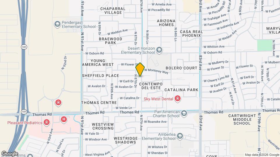 3068 N 87th Ave Map and Location Details