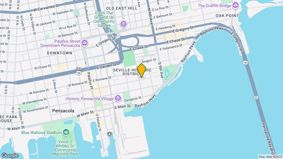 406 E Intendencia St Map and Location Details