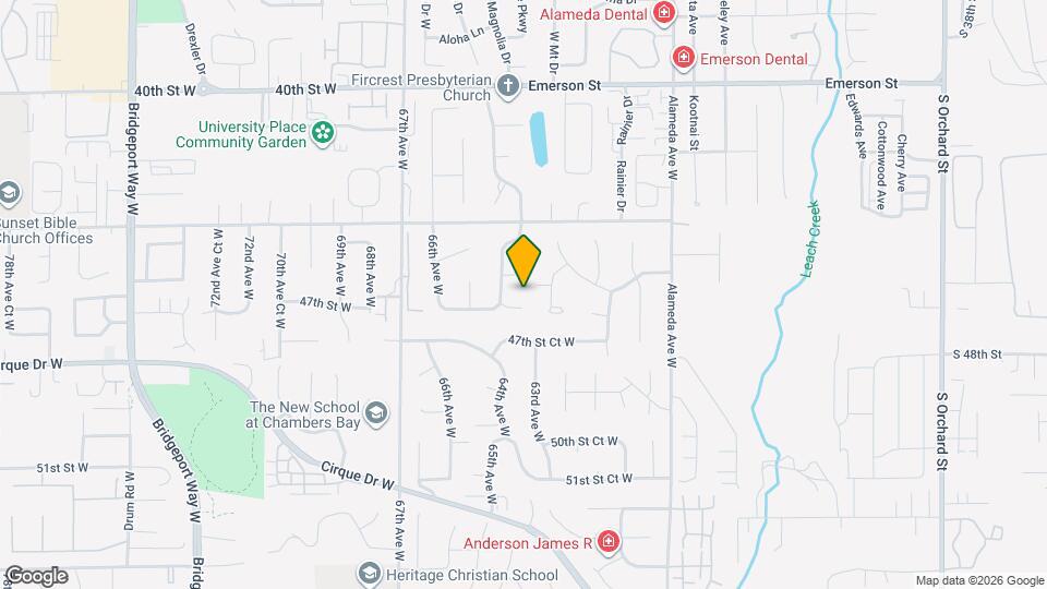 6319 46th St Ct W Map and Location Details