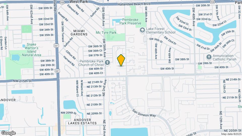 3924 SW 52nd Ave Map and Location Details