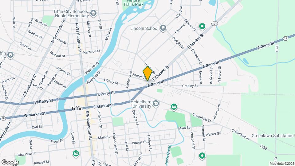 347 E Market St Map and Location Details