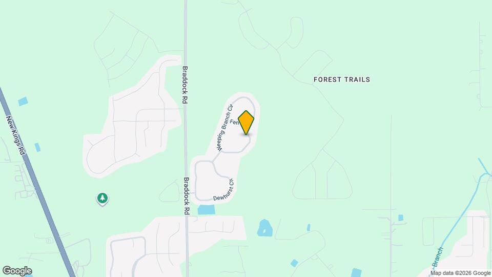 12619 Weeping Branch Cir Map and Location Details