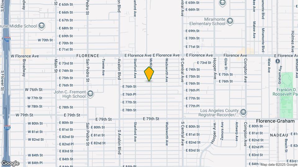 755 E 76th St Mapa y Detalles de la Ubicación