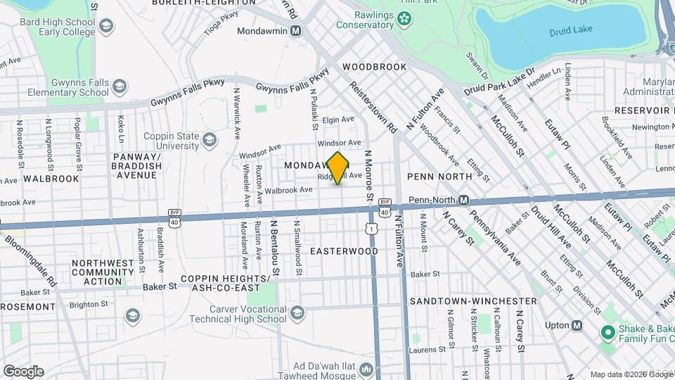 1930 N Payson St Map and Location Details