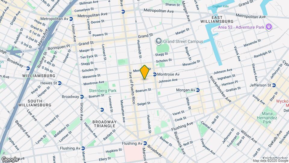 211 Johnson Ave Mapa y Detalles de la Ubicación