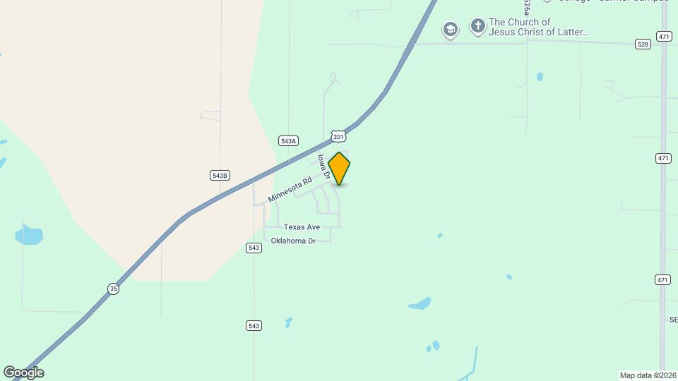 1941 Iowa Dr Map and Location Details