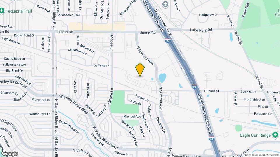 1232 Alamo Dr Map and Location Details