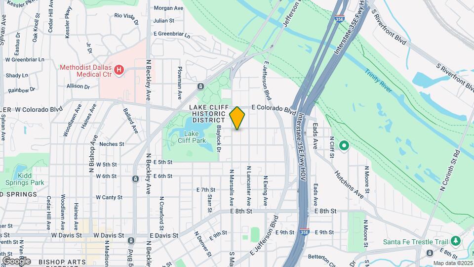 718 N Marsalis Ave-Unit -1 Map and Location Details