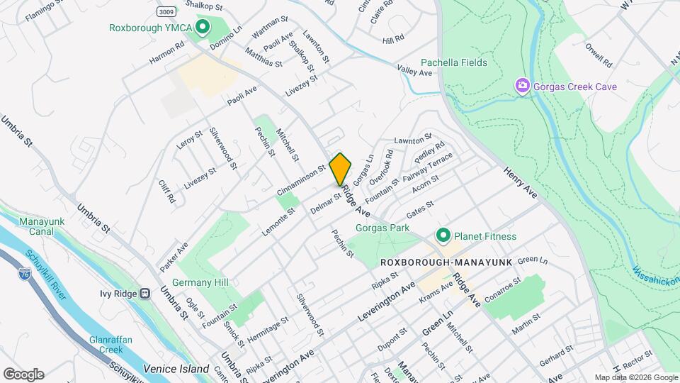 6602 Ridge Ave Map and Location Details