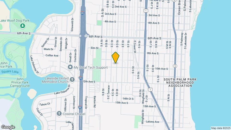 923 S D St Map and Location Details