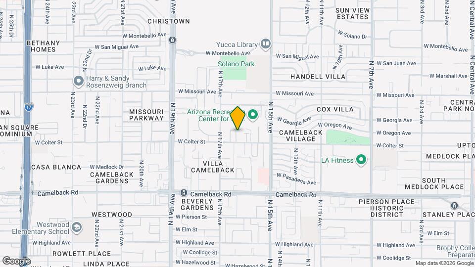 5219 N 16th Ln Map and Location Details