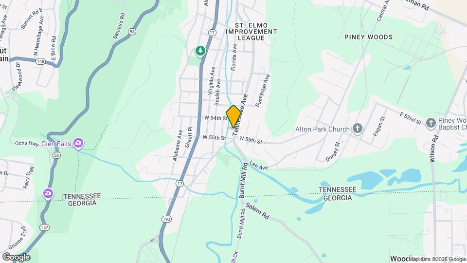 5413 Tennessee Ave Map and Location Details