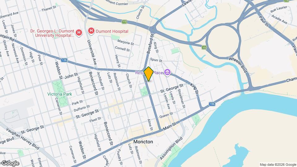 153 Botsford St Map and Location Details