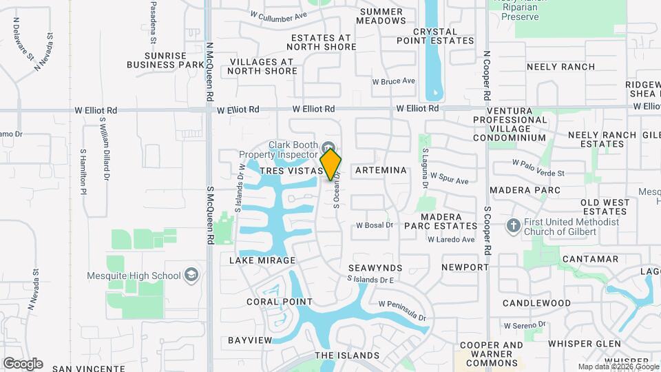 1232 W Riviera Dr Mapa y Detalles de la Ubicación