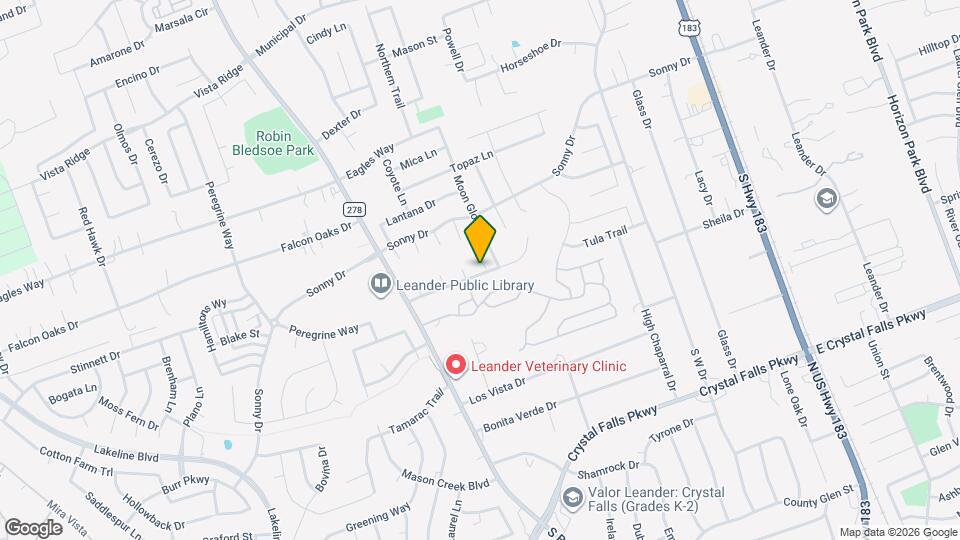 1105 sorrel ct Mapa y Detalles de la Ubicación