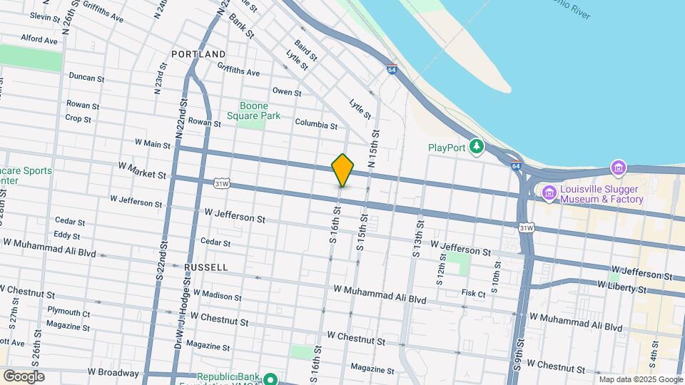 1537 W Market St Map and Location Details