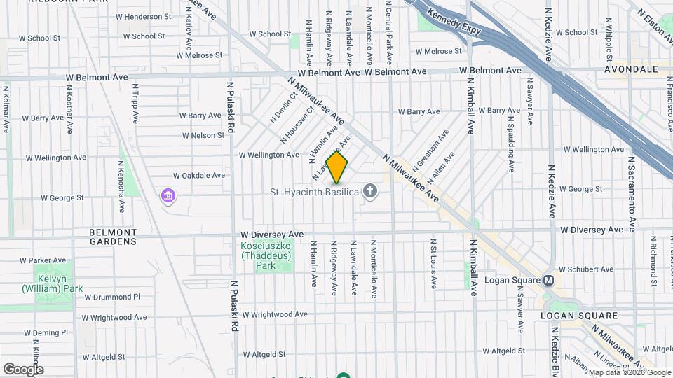 2909 N Ridgeway Ave Mapa y Detalles de la Ubicación