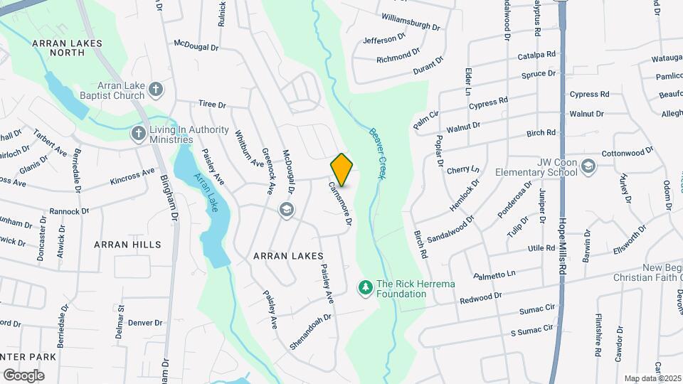 1401 Carnsmore Dr Map and Location Details