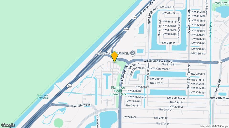 3390 NW 125th Ave Mapa y Detalles de la Ubicación