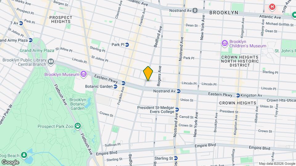409 Eastern Pkwy Map and Location Details