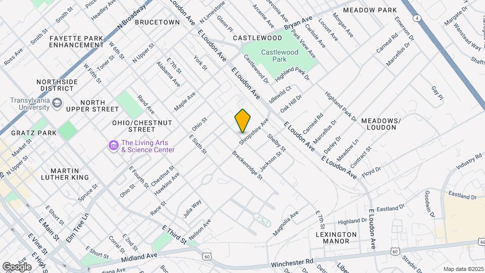 445 E 7th St Map and Location Details