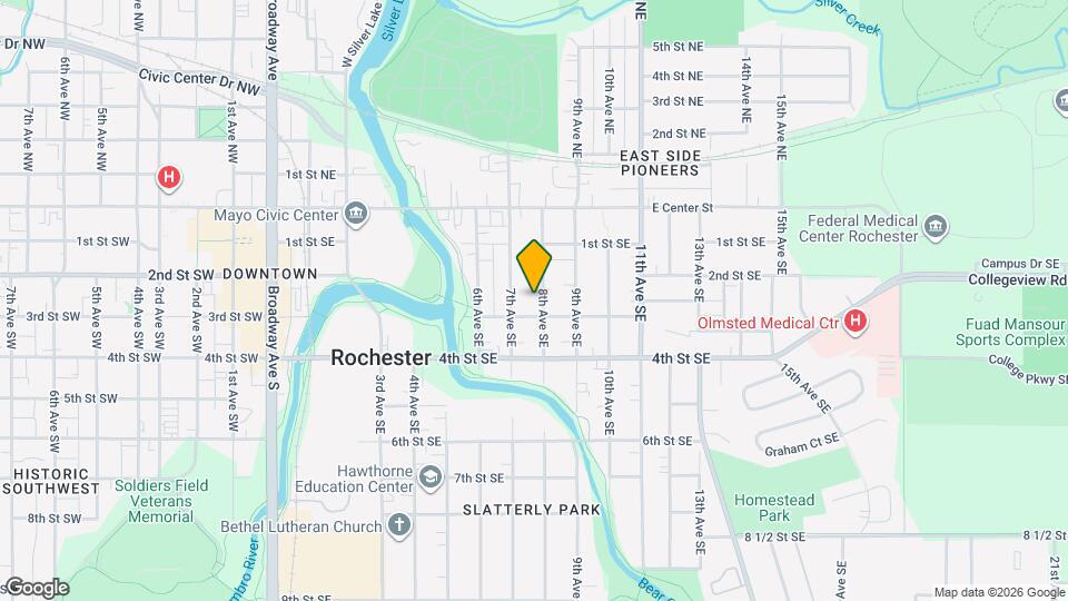 223 8th Ave SE Map and Location Details