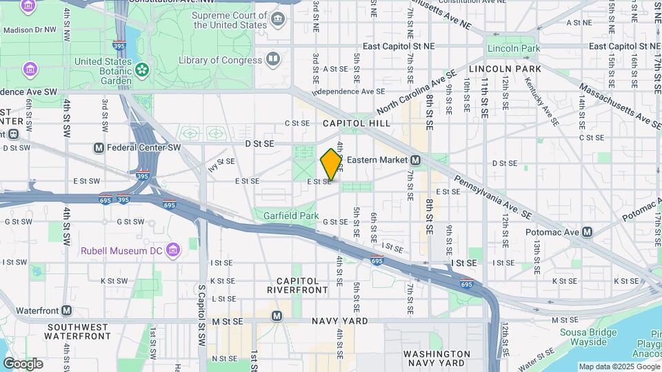 329 E St SE, Unit 1 Map and Location Details