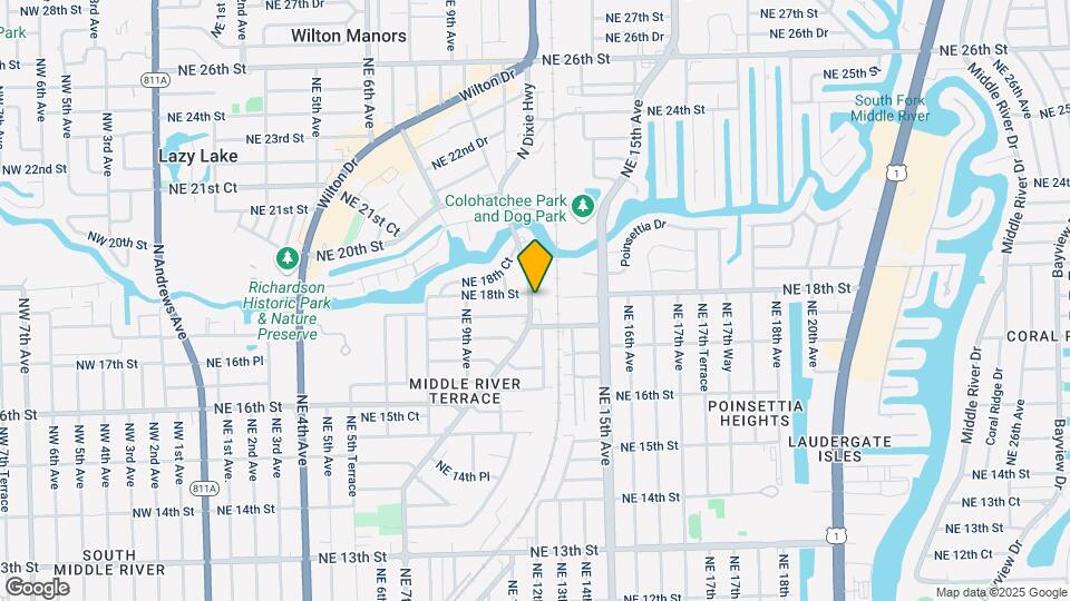 1740 N Dixie Hwy Map and Location Details