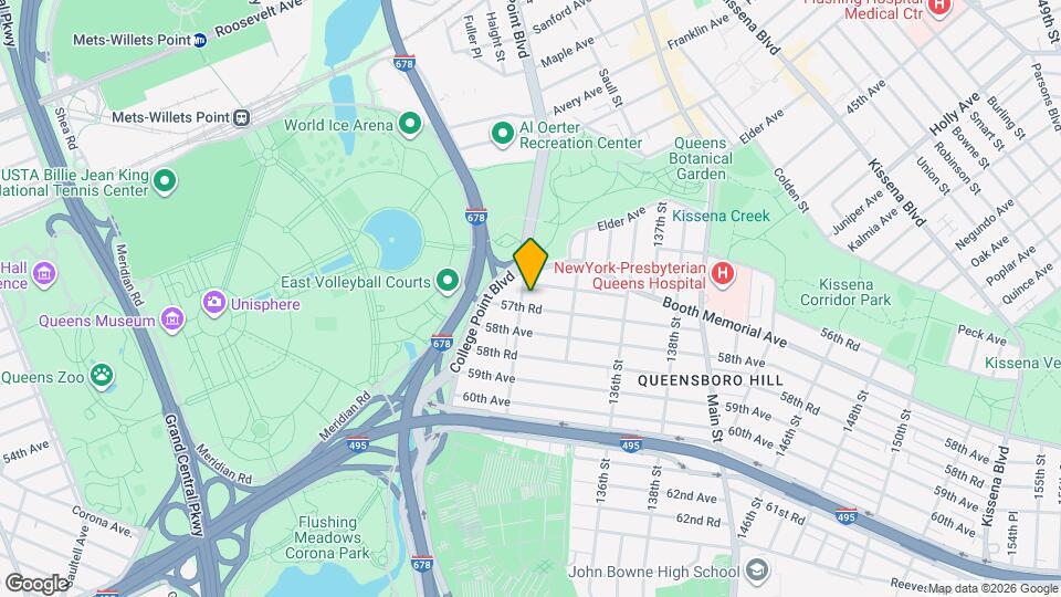 57-11 Lawrence St Map and Location Details