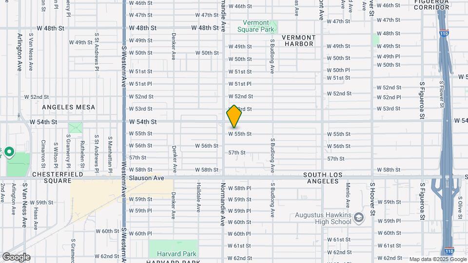 1337 W 55th St Mapa y Detalles de la Ubicación