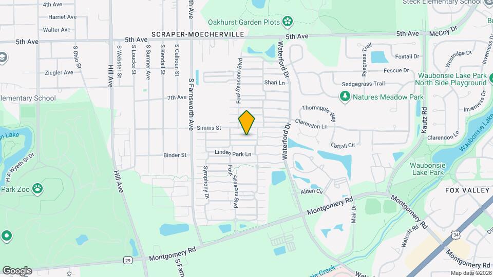 1693 Town Center St Map and Location Details