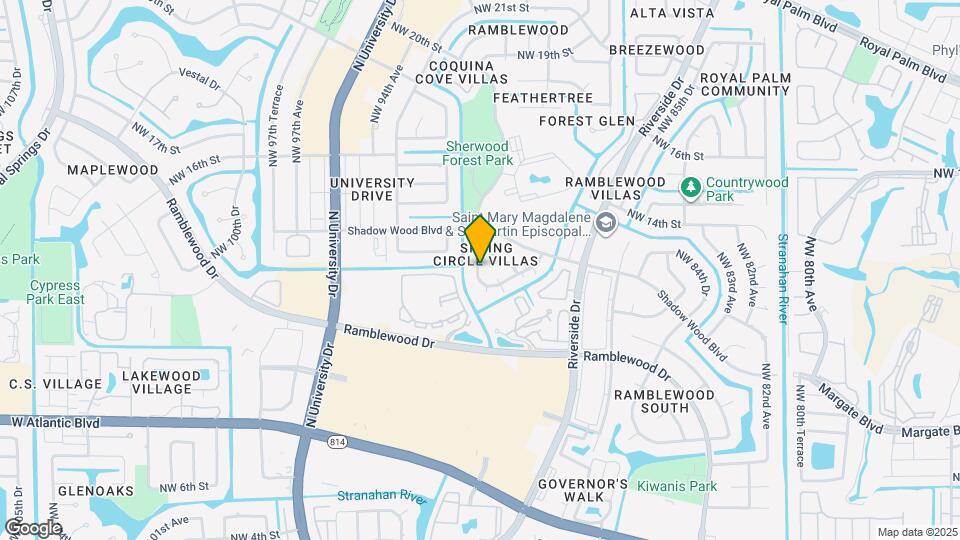 1257 NW 91st Ave Map and Location Details