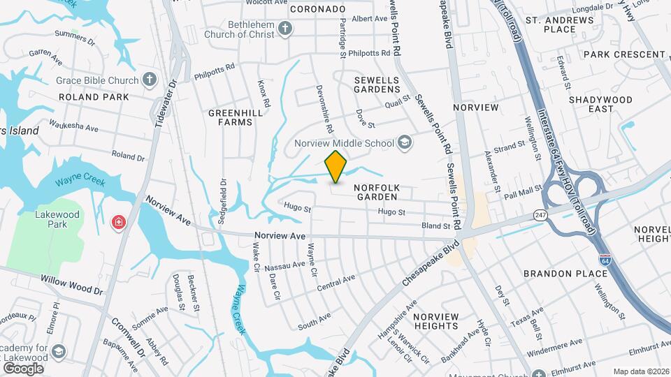 990 Green St Map and Location Details