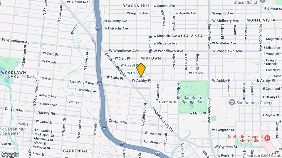 Ashby Apartments Mapa y Detalles de la Ubicación