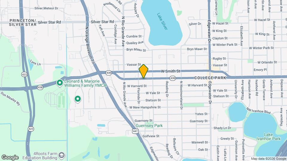 1332 W Princeton St Map and Location Details