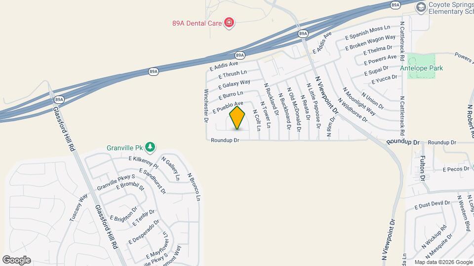 7159 E Silverlode Dr Map and Location Details